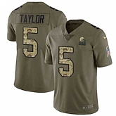 Nike Browns 5 Tyrod Taylor Olive Camo Salute To Service Limited Jersey Dzhi,baseball caps,new era cap wholesale,wholesale hats